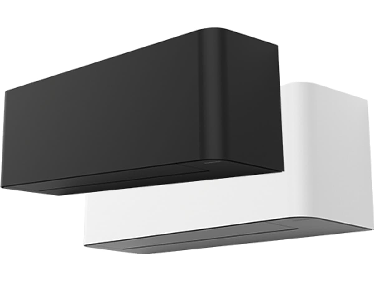Klimatyzatory ścienne Toshiba Shorai Curve w kolorze czarnym i białym